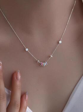 MaisonCleoS925银彩虹转运项链