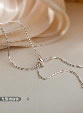 MaisonCleo夏日通勤纯银项链女