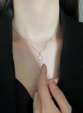 MaisonCleo纯银吊坠锁骨链女
