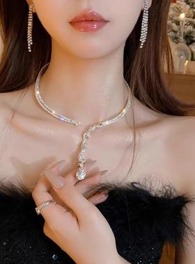 MaisonCleo项圈新娘项链女款2025新款颈链锁骨链礼服配饰