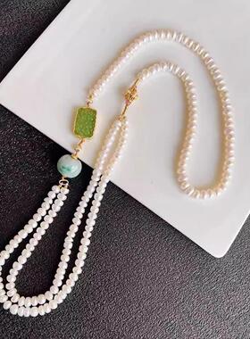 MaisonCleo轻奢珍珠锁骨链女