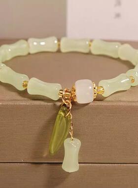 新中式竹节手链节节高升小众女款