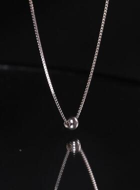 MaisonCleoS925银小众锁骨链