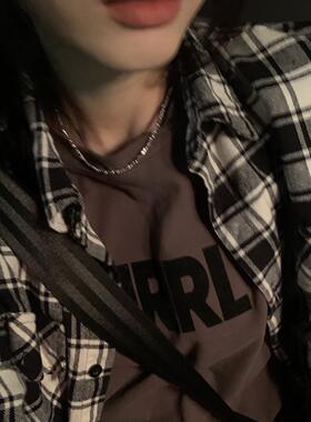 MaisonCleo银色小米珠锁骨链