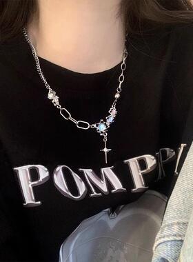 MaisonCleo十字架欧泊石项链