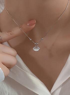 MaisonCleo纯银平安锁项链女款