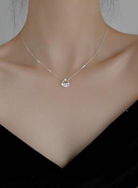 MaisonCleo轻盈唯美纯银锁骨链