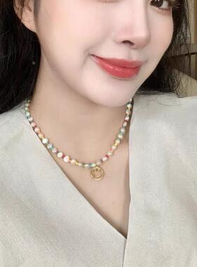 MaisonCleo彩虹淡水珍珠项链