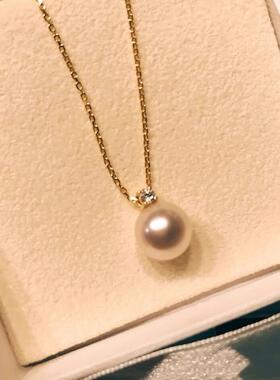 MaisonCleo强光珍珠纯银项链