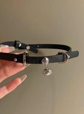 MaisonCleo小铃铛黑色项圈百搭