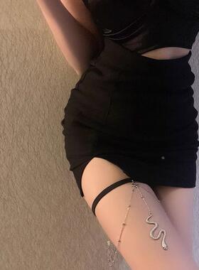 MaisonCleo小蛇流苏大腿链