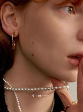 MaisonCleo优雅珍珠锁骨链