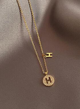 MaisonCleo秋冬字母镶锁骨链
