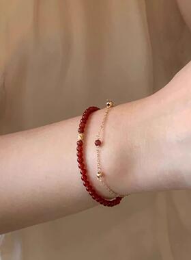 MaisonCleo红玛瑙手链轻奢百搭