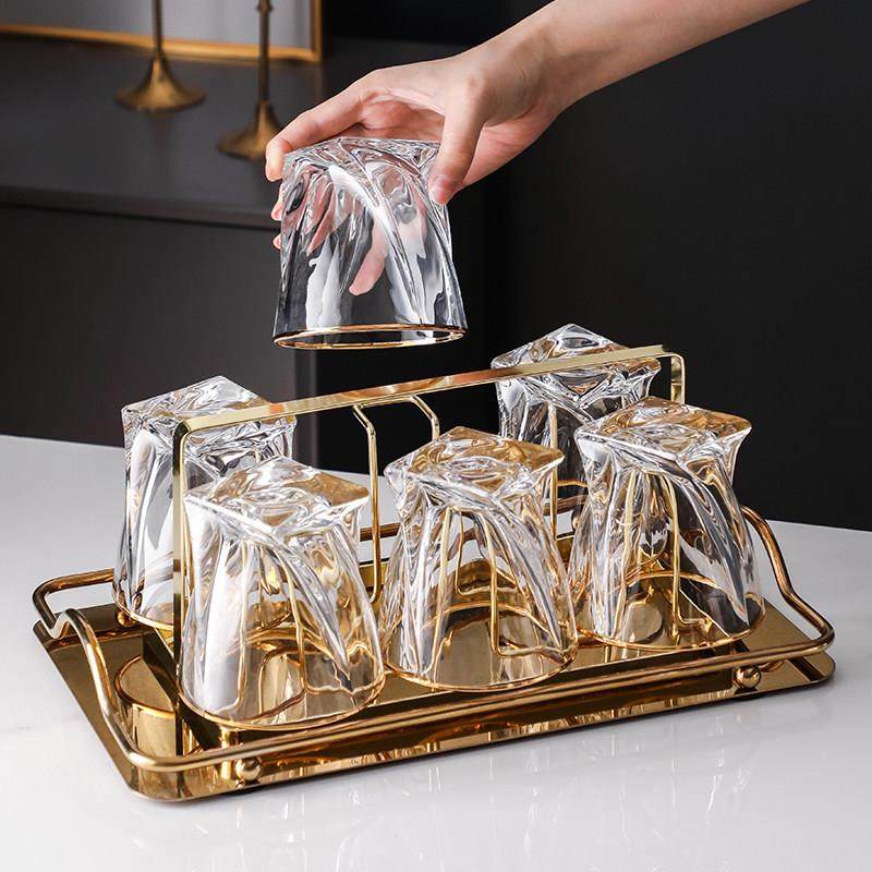 威士忌酒杯水晶玻璃个性创意洋酒杯轻奢北欧彩色喝水杯子家用套装,淘宝优惠券,粉丝福利购,淘宝优惠卷