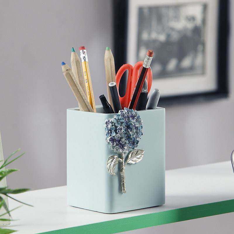 装饰笔筒创意桌面化妆台面化妆刷收纳桶梳子收纳筒眉笔筒高级精致,淘宝优惠券,粉丝福利购,淘宝优惠卷