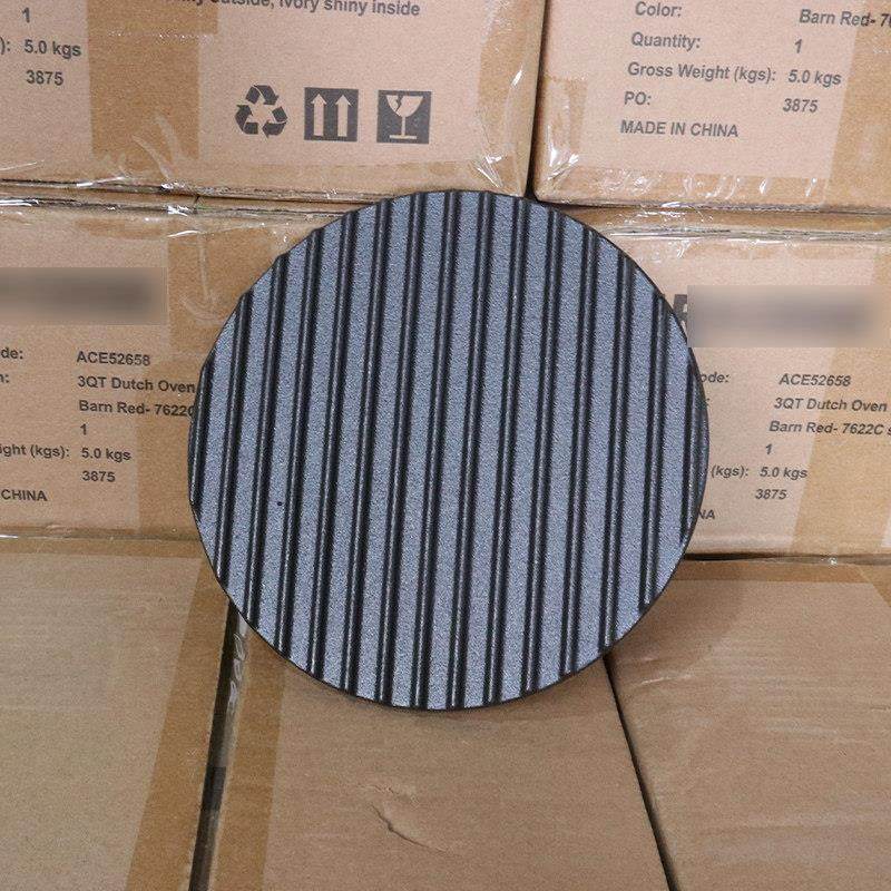 铸铁压肉板圆形条纹款木质手柄直径20cm加厚1cm铁板烧煎肉煎牛排,淘宝优惠券,粉丝福利购,淘宝优惠卷