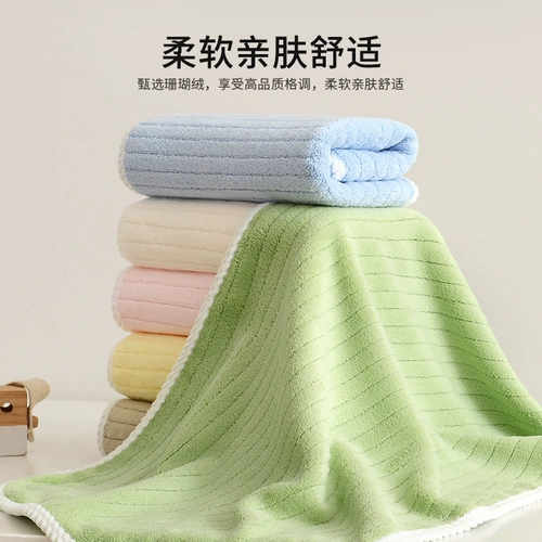 Детское хлопковое мягкое прямоугольное маленькое полотенце для умывания для домашнего использования для детского сада подходит для мужчин и женщин, хорошо впитывает воду