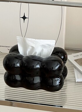 速发奶酪创桌纸巾盒客厅高档轻奢家用意能餐桌多功面茶几装饰摆饰