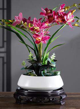 易扬圆形塑料花盆托盘