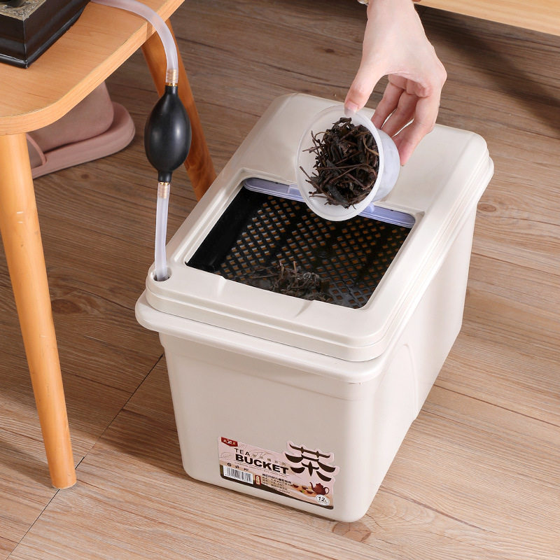 方形塑料茶水桶推拉盖带滤网大容量茶渣废水垃圾桶家用茶具排水桶,淘宝优惠券,粉丝福利购,淘宝优惠卷