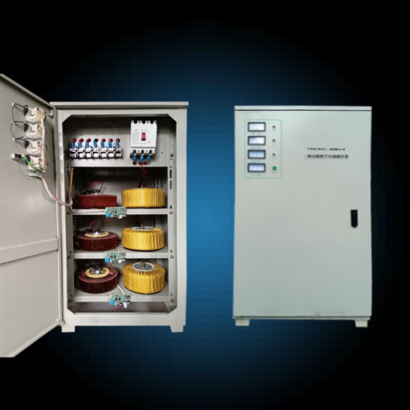 极速爆品380V三相稳压器大功u率全自动3K5KW工业稳压电源20K30KVA - 图1