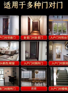 八卦图贴纸自粘五行八卦镜金属贴室内外门R窗外隐形八卦图福