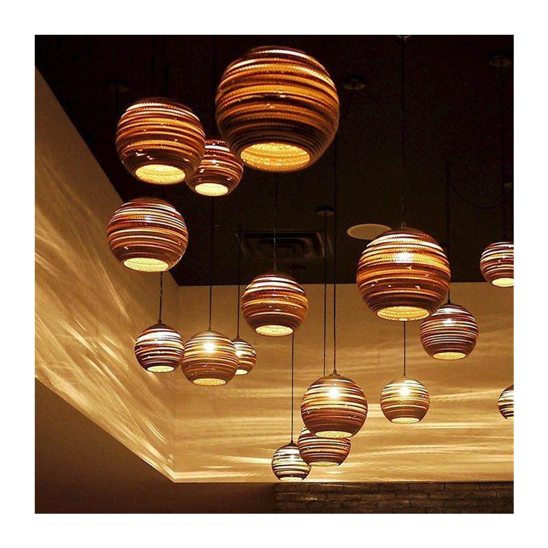 北欧现代餐厅吧台咖啡厅个性复古loft工业瓦楞纸美式乡村蚕蛹吊灯,淘宝优惠券,粉丝福利购,淘宝优惠卷