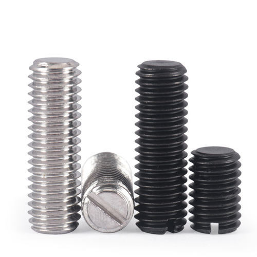 304不锈钢一字平端紧定螺丝开槽无头机米顶丝螺钉M2M3M4M5M6M8M10 - 图3