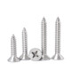 Gecchi 316 stainless steel flat head self-tapping screw Cross countersunk wooden tooth screw M2M3M4M5M6M6.3