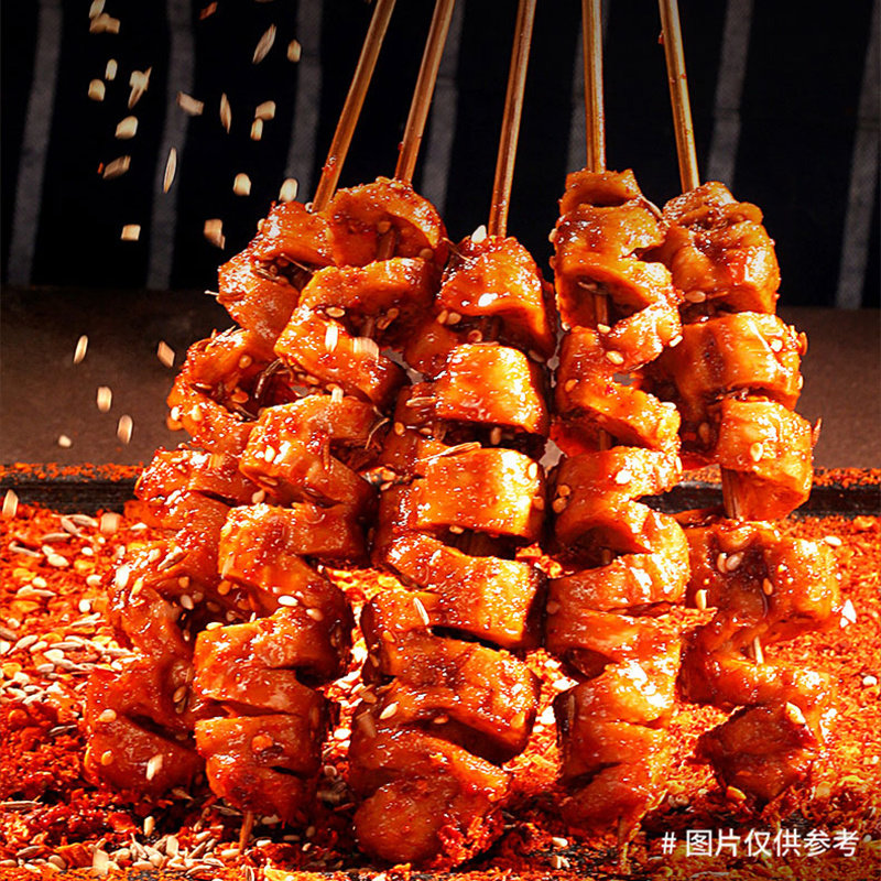 百草味香弹面筋卷135g烧烤味休闲怀旧零食卤味豆干豆腐干素食网红,淘宝优惠券,粉丝福利购,淘宝优惠卷