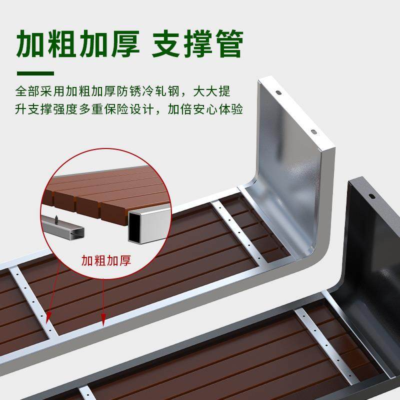 公园椅户外长椅防腐塑木长条凳铁艺座椅小区室外休息长条椅露天凳,淘宝优惠券,粉丝福利购,淘宝优惠卷