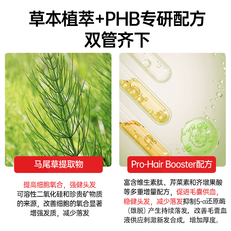 Radicalmed缕植马尾草洗发水强健发质固发防落抗断脱进口洗发露液 - 图1