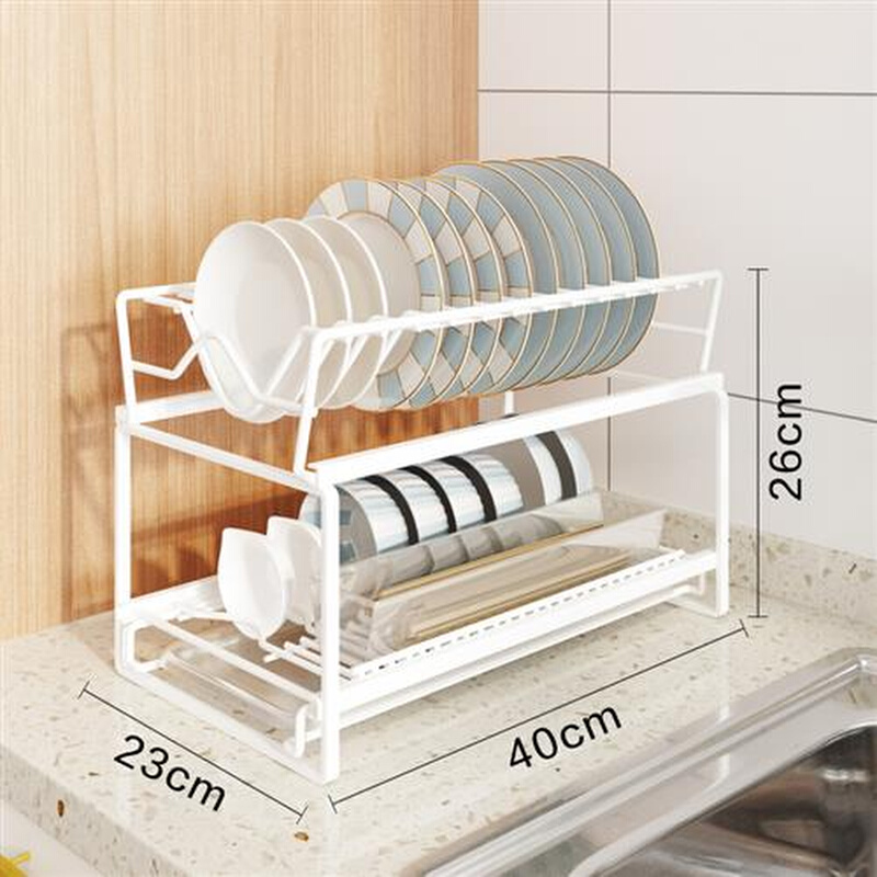 架碗沥水架窄款小型小号尺寸迷你晾放饭碗筷盘碟子收纳架柜内台面 - 图1