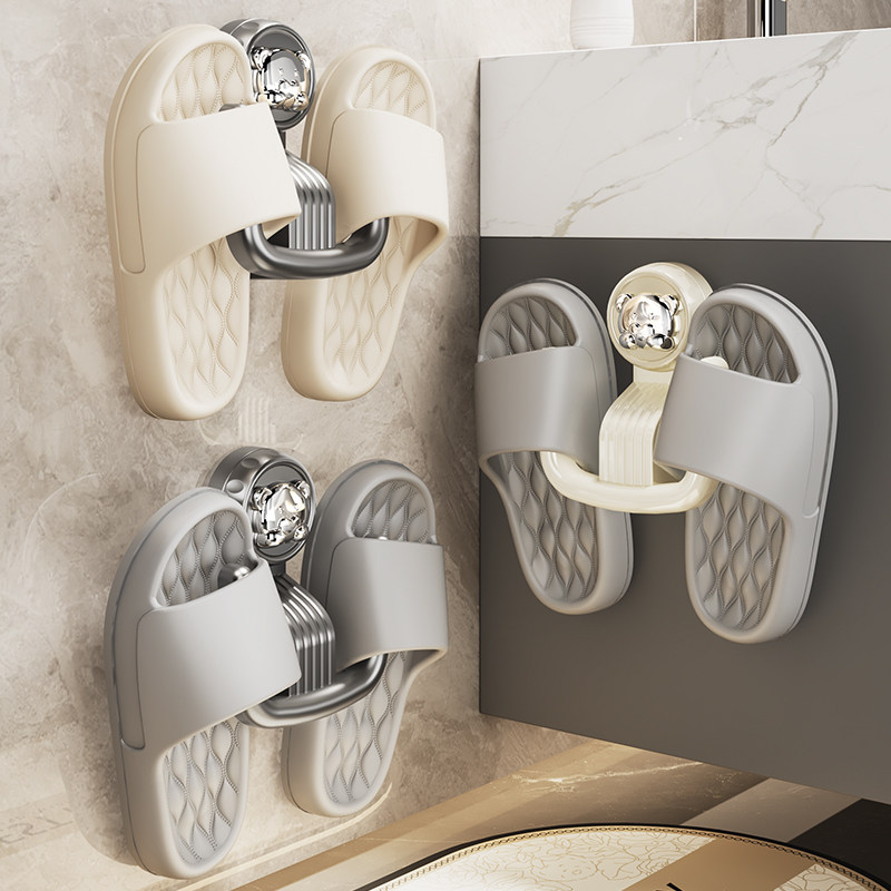 浴室拖鞋挂钩卫生间置物架免打孔厕所墙上壁挂沥水拖鞋架收纳挂架,淘宝优惠券,粉丝福利购,淘宝优惠卷