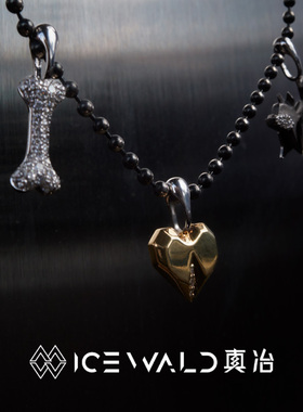 ICEWALD真冶约克夏小狗钻石吊坠