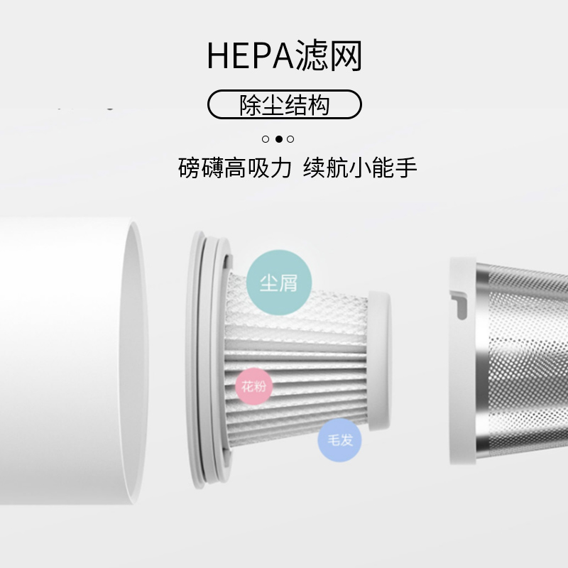 HITACHI日立吸尘器大吸力家用手持式无线充电除螨吸尘机原装进口