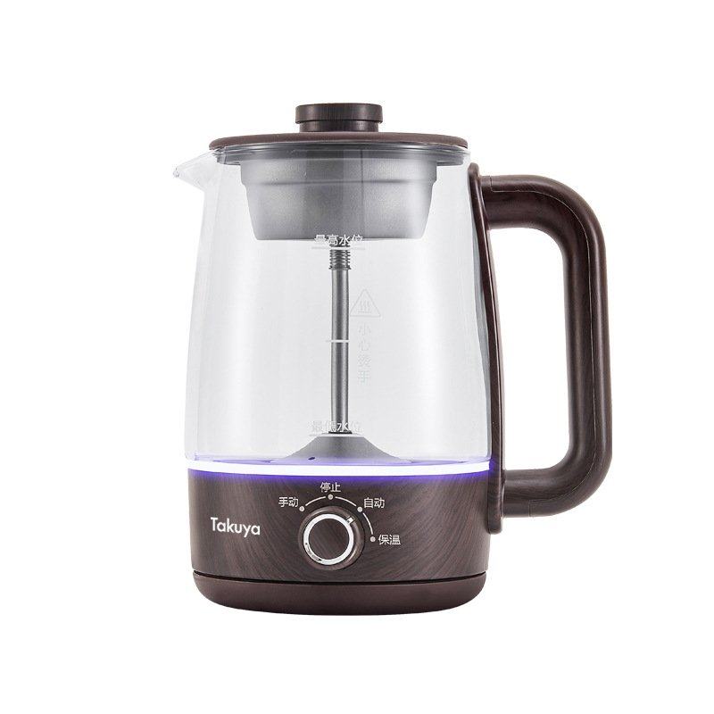 喷淋式煮茶器家用多功能玻璃养生壶纯钛泡茶壶蒸茶器蒸汽煮茶炉具,淘宝优惠券,粉丝福利购,淘宝优惠卷