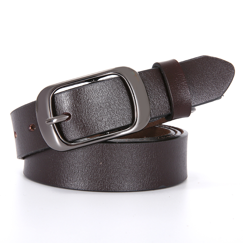 极速New Luxury Genuine Leather Belt For Women Jean Strap Cas - 图0