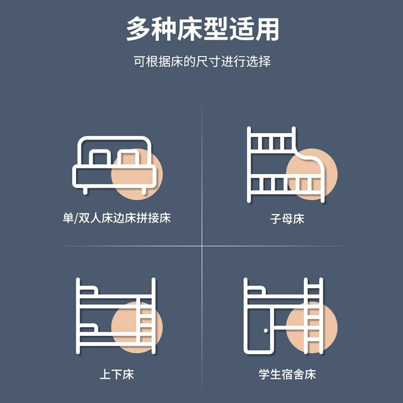 床S帐蛟胀收缩简易宿舍便携式折叠单人床蚊帐幼儿园帐子住宿1.5m - 图3