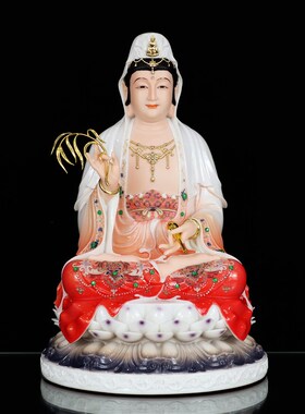 极速新观音菩萨家用摆件如来佛祖地藏G王弥勒笑佛娑婆三圣四圣树