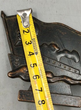 新品古玩收藏伟大导师伟大领袖Y席铜牌摆件