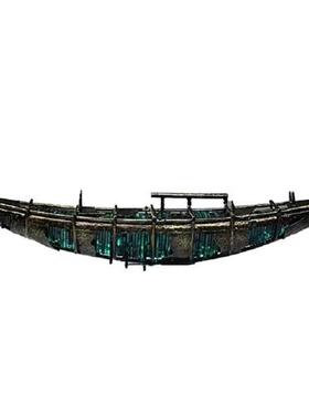 创意镂空小船古铜色透明亚克力家居饰品摆件商业售楼处大型雕塑