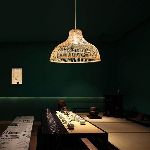 日式吊灯东南亚手工藤艺灯罩个性创意餐厅民宿茶室复古中式吊灯具,淘宝优惠券,粉丝福利购,淘宝优惠卷