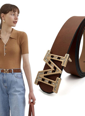 极速Women Leather mHigh Quality Belts Fashion Waist Strap De