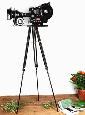 复古老式铁艺做三脚架照相机模型工艺品装饰品服装店铺橱窗道摆件