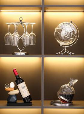 时来运转红酒架摆件酒柜装饰品轻奢高档高级感客厅餐柜家居饰品