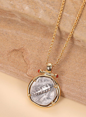 s925纯银罗马古希腊做旧丰收女神