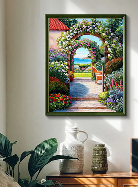 好货5D DIY diamond painting full round landscape picture dia