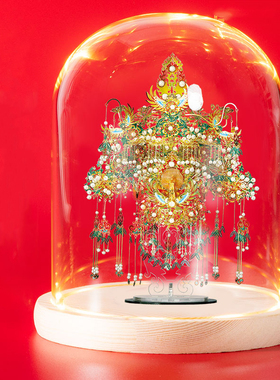 极速拼酷金翅鸟冠金属拼装模型专用配套底座发光防尘罩玻璃罩展示